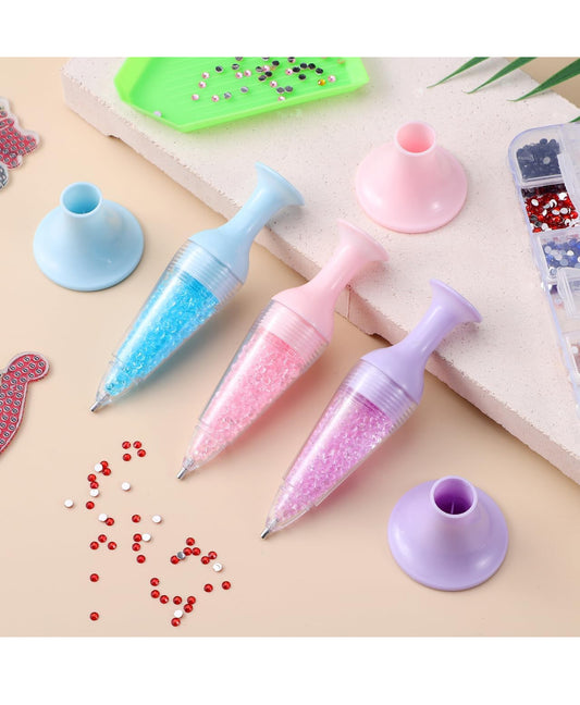 3x Diamond Painting Pen Storage Set