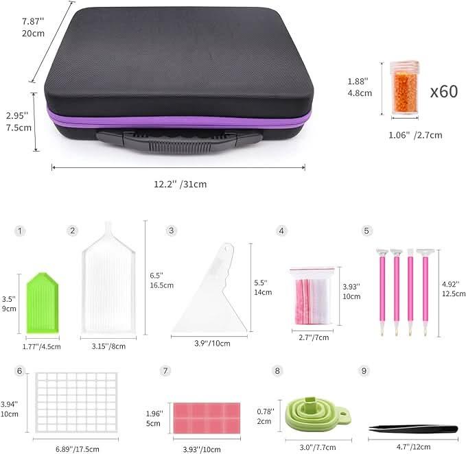 Ultimate Diamond Painting Storage Kit - Diamond Canvas