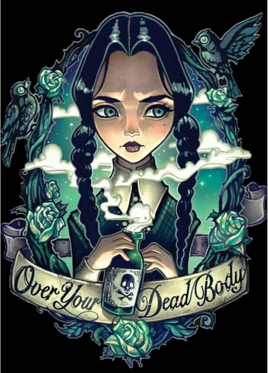 Wednesday - Over Your Dead Body - Diamond Canvas